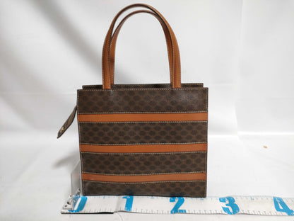 CELINE Macadam PVC Handbag MC96 Brown