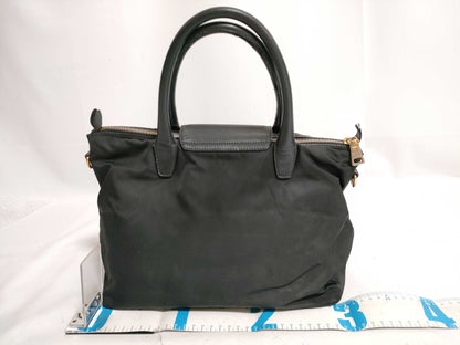 PRADA Prada handbag tote bag nylon triangular plate