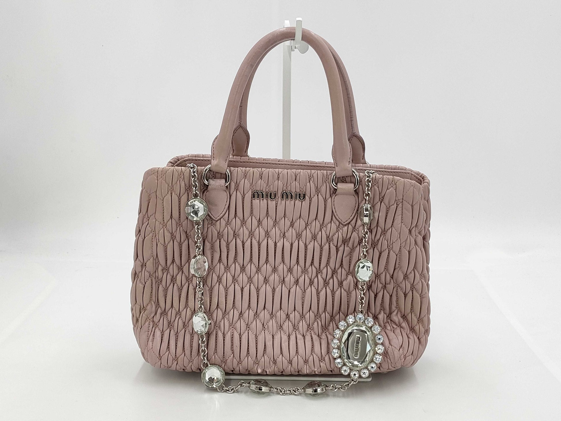 Miu Miu Matelasse Pink Handbag