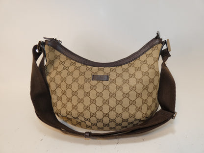 GUCCI GG canvas shoulder bag