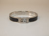 HERMES Logo Jet Bracelet Bangle