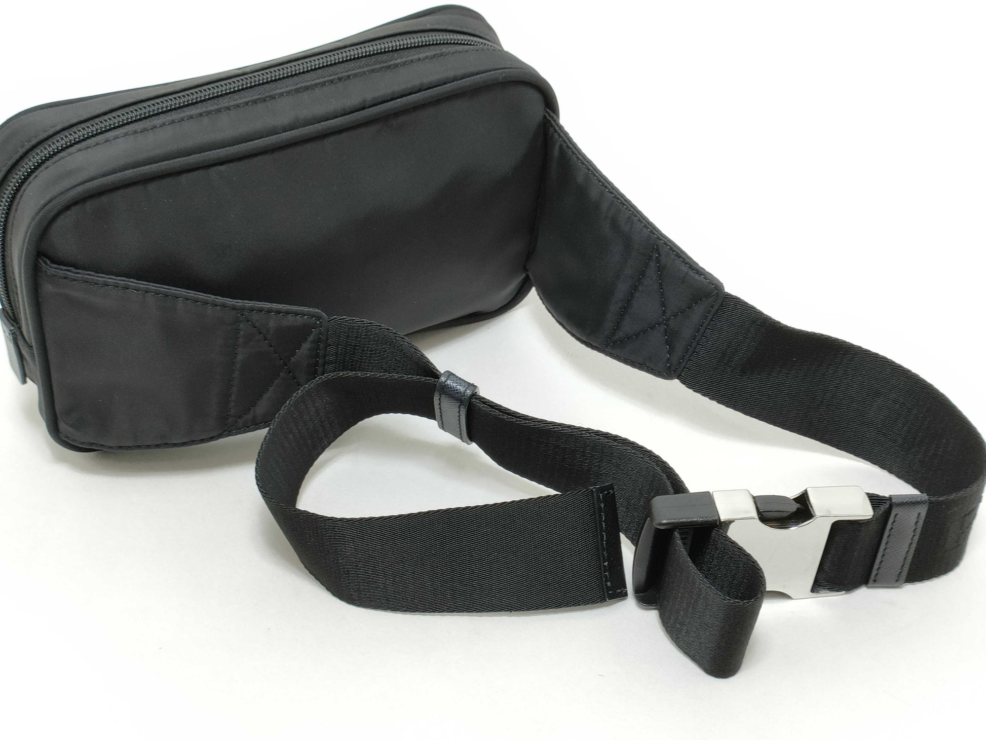 PRADA Nylon Waist Pouch 2VL977 Waist Bag