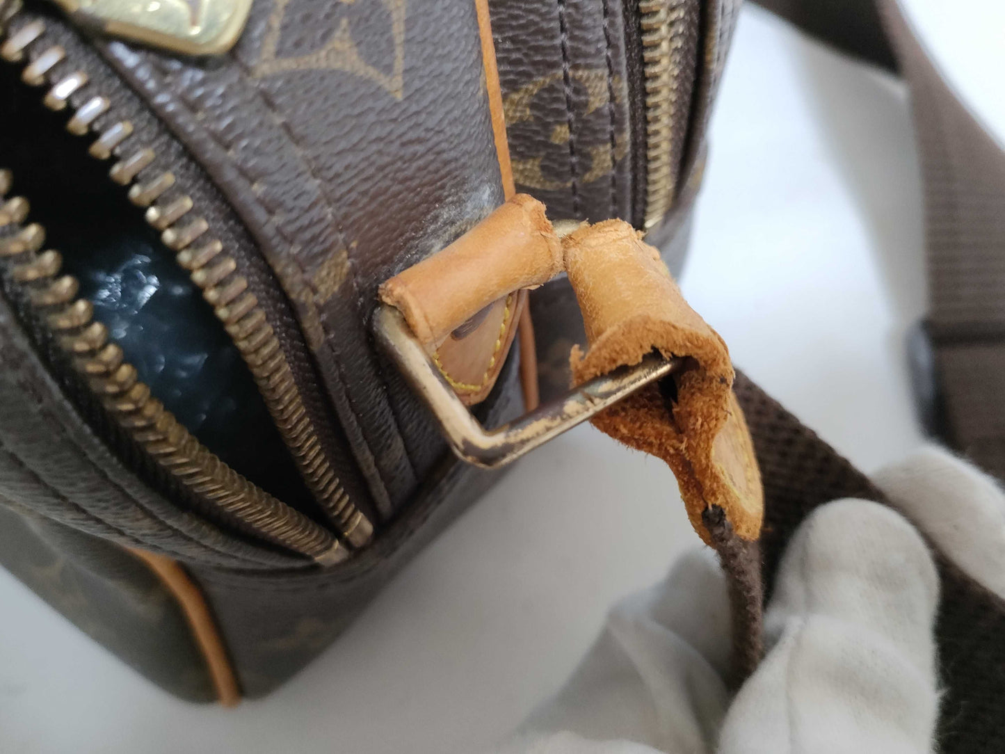 LOUIS VUITTON Monogram Reporter PM Shoulder Bag SP0081