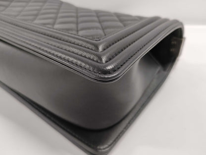 CHANEL Lambskin Boy Shoulder Bag, 2-way, Crossbody/Shoulder Bag