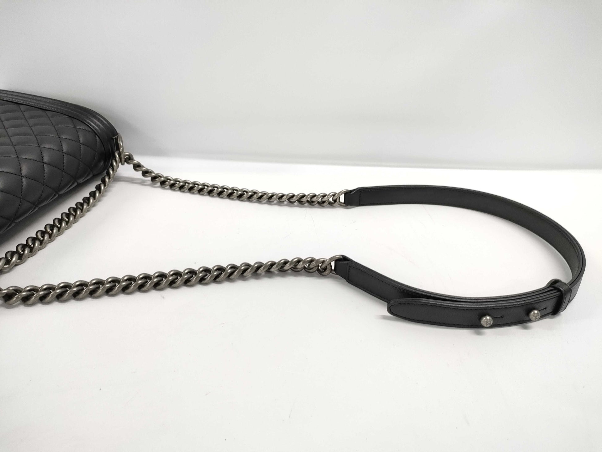 CHANEL Lambskin Boy Shoulder Bag, 2-way, Crossbody/Shoulder Bag