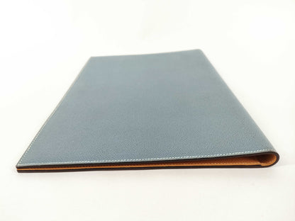 HERMES Agenda GM Blue Jean Second Bag