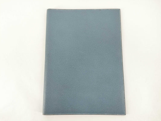 HERMES Agenda GM Blue Jean Second Bag
