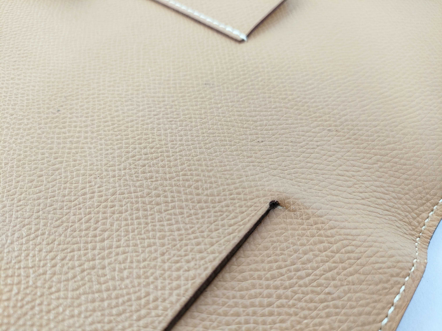 HERMES Agenda GM Blue Jean Second Bag