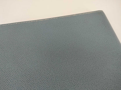 HERMES Agenda GM Blue Jean Second Bag