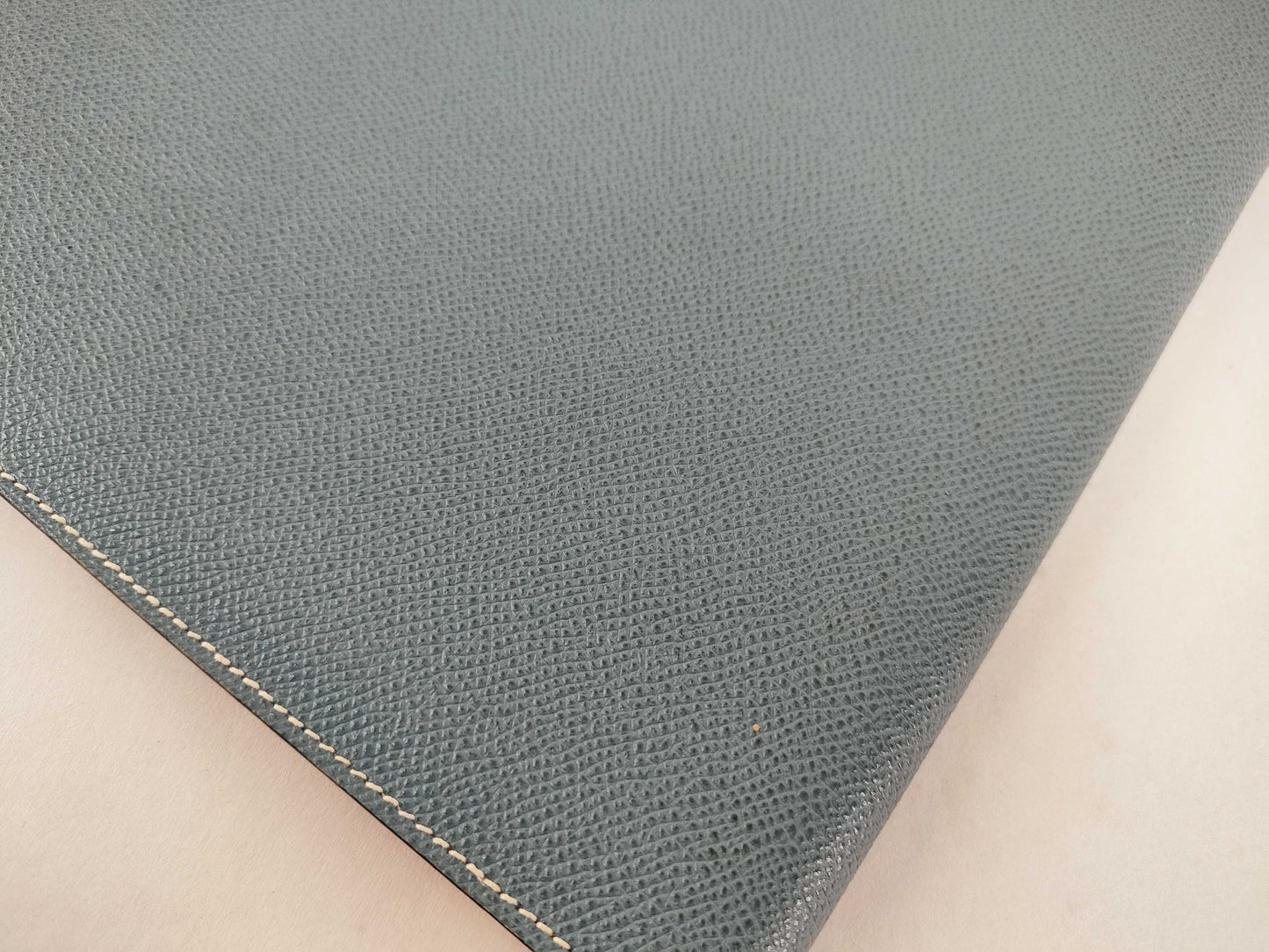 HERMES Agenda GM Blue Jean Second Bag