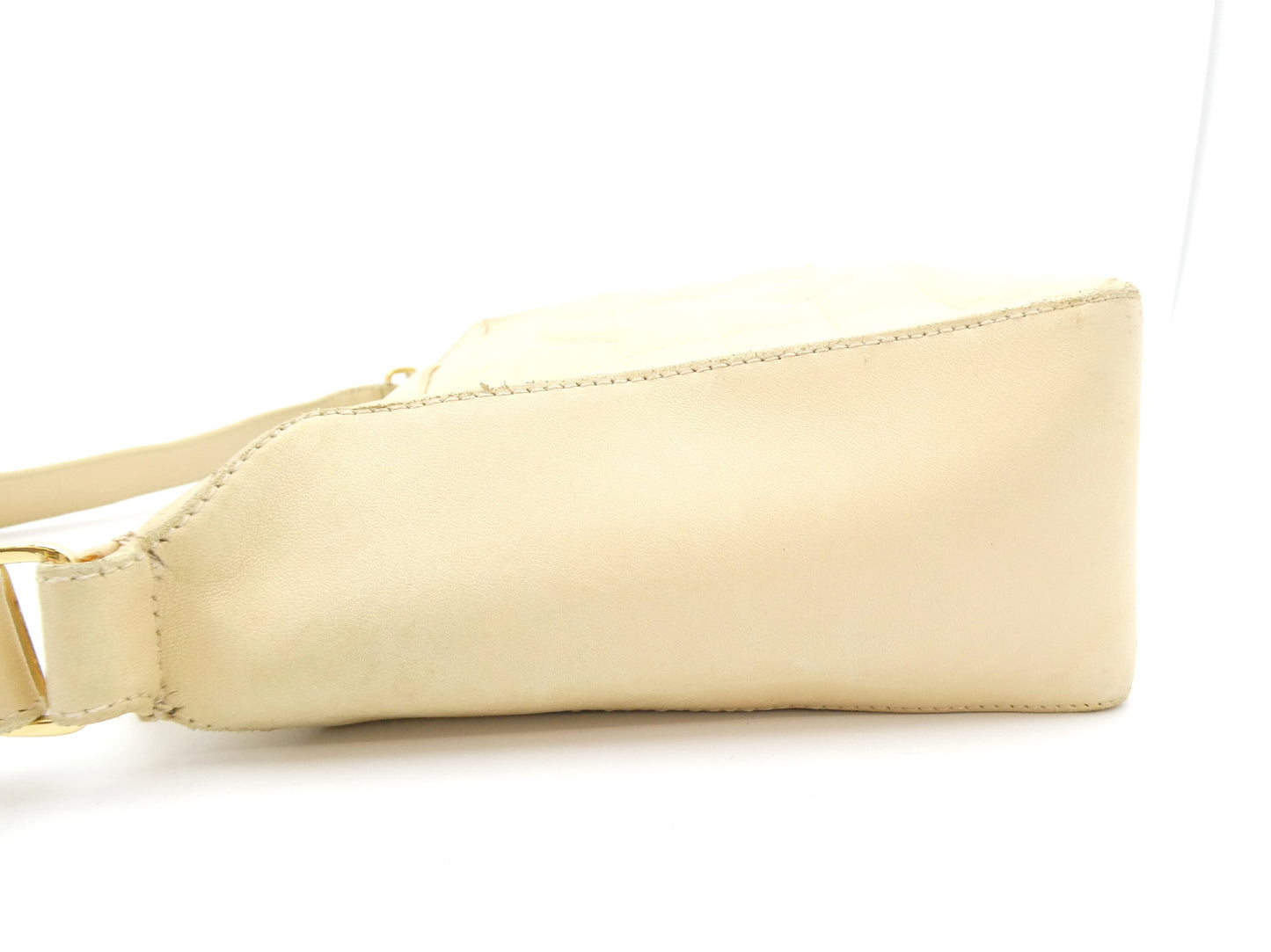 CHANEL Chocolate Bar Coco Mark Lambskin Shoulder Bag