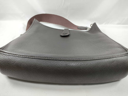 HERMES Evelyn PM □G Shoulder Bag, Box and Bag Deformed, Corner Scratches, Shoulder Strap Not Returning 