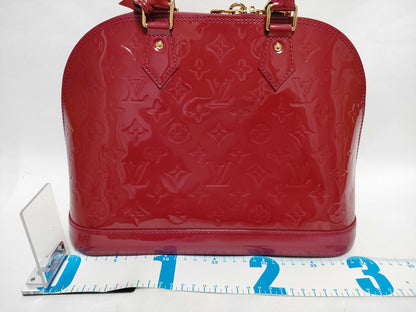 LOUIS VUITTON Vernis Alma PM Rose M91693 Handbag
