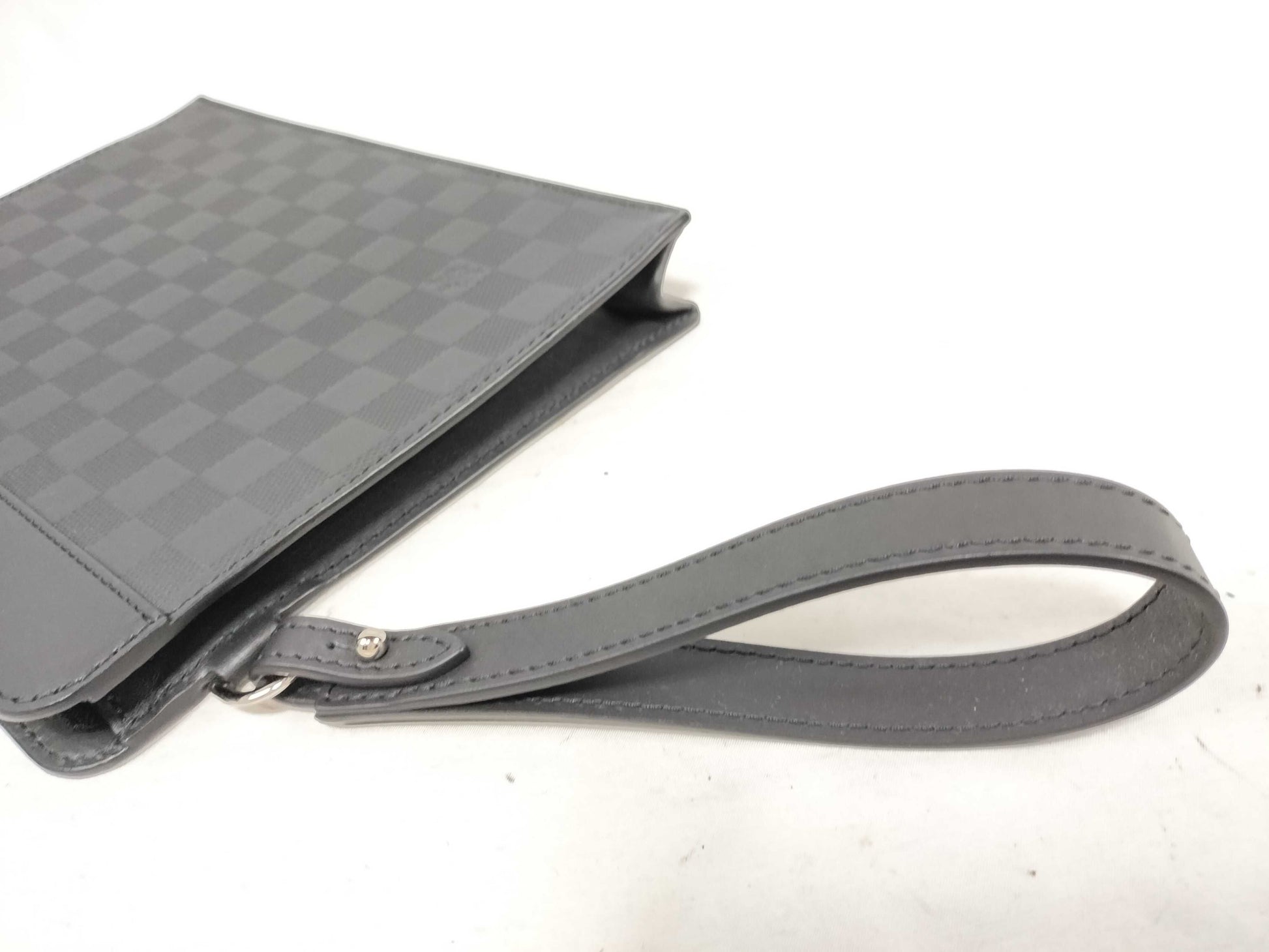 LOUIS VUITTON Damier Infini Louis Vuitton Damier Infini Stand Pouch Second Bag