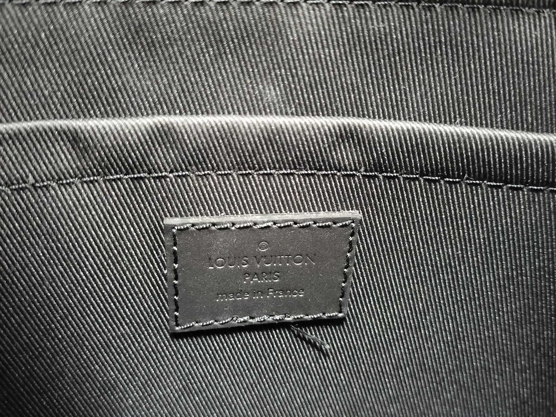 LOUIS VUITTON Damier Infini Louis Vuitton Damier Infini Stand Pouch Second Bag