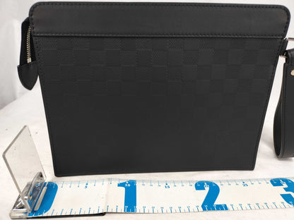 LOUIS VUITTON Damier Infini Louis Vuitton Damier Infini Stand Pouch Second Bag