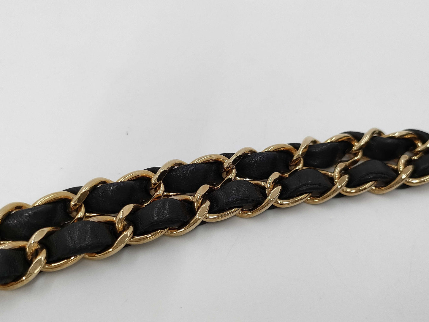 CHANEL Matelassé Lambskin Black GL Hardware Shoulder Bag