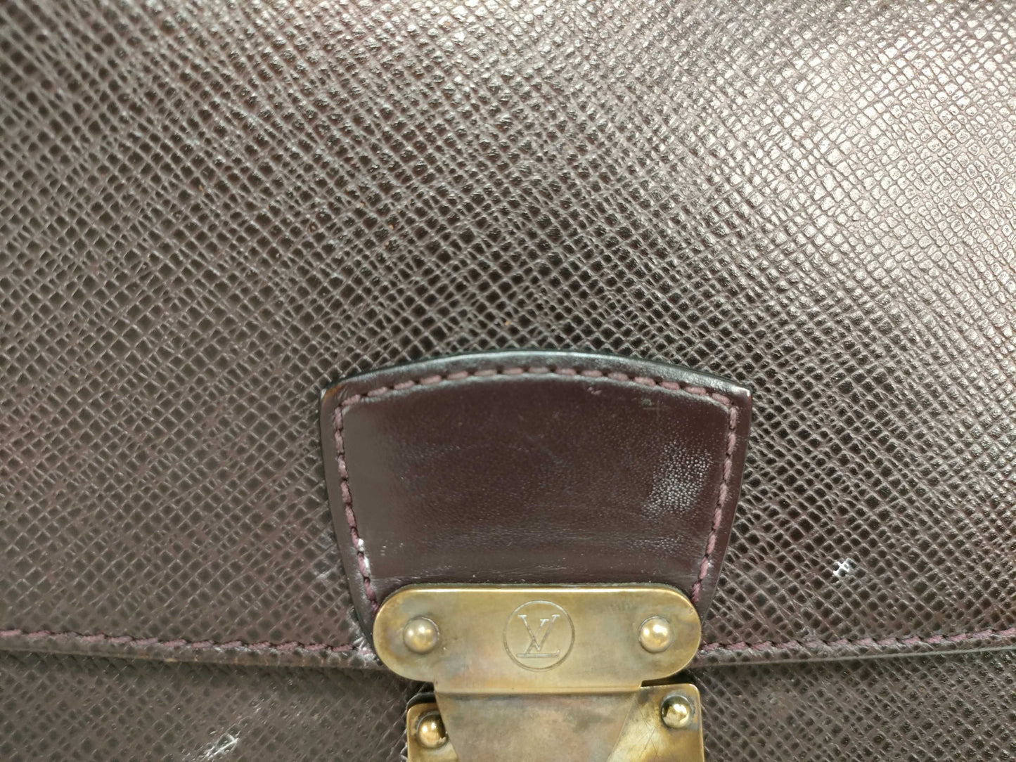 LOUIS VUITTON Taiga Clado M30196 Acajou Second Bag with Dust Bag