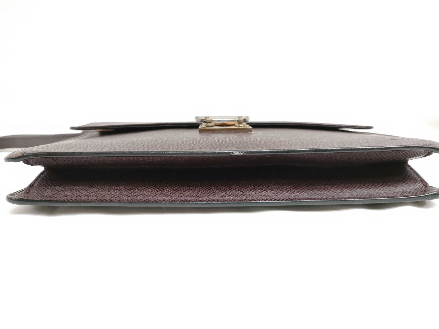 LOUIS VUITTON Taiga Clado M30196 Acajou Second Bag with Dust Bag
