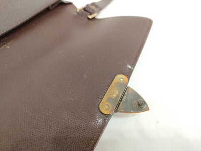 LOUIS VUITTON Taiga Clado M30196 Acajou Second Bag with Dust Bag