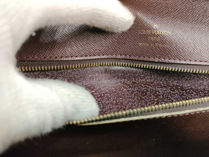 LOUIS VUITTON Taiga Clado M30196 Acajou Second Bag with Dust Bag
