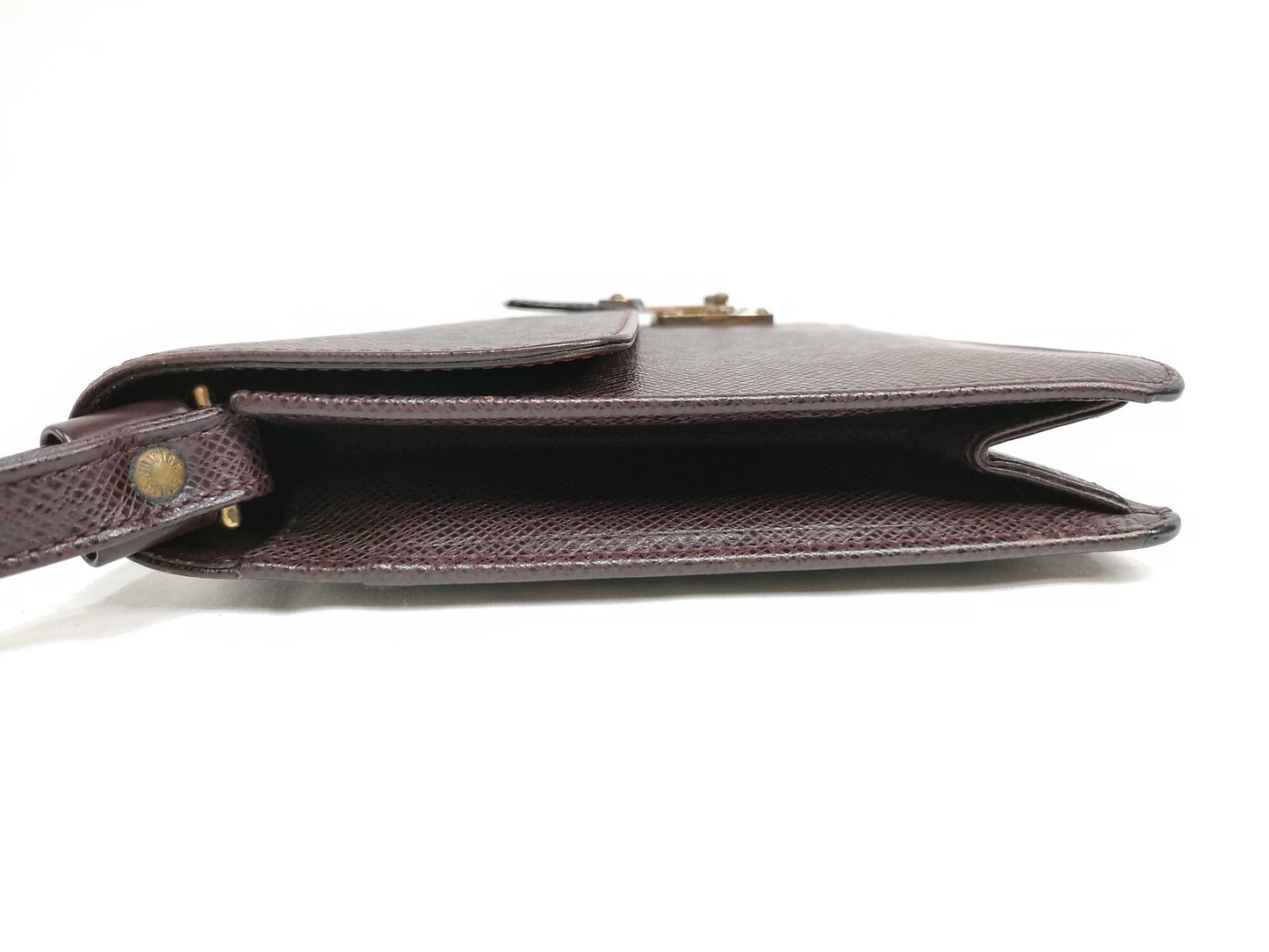 LOUIS VUITTON Taiga Clado M30196 Acajou Second Bag with Dust Bag