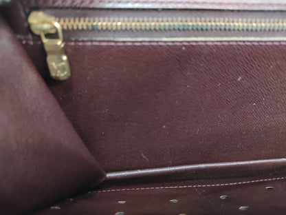 LOUIS VUITTON Taiga Clado M30196 Acajou Second Bag with Dust Bag