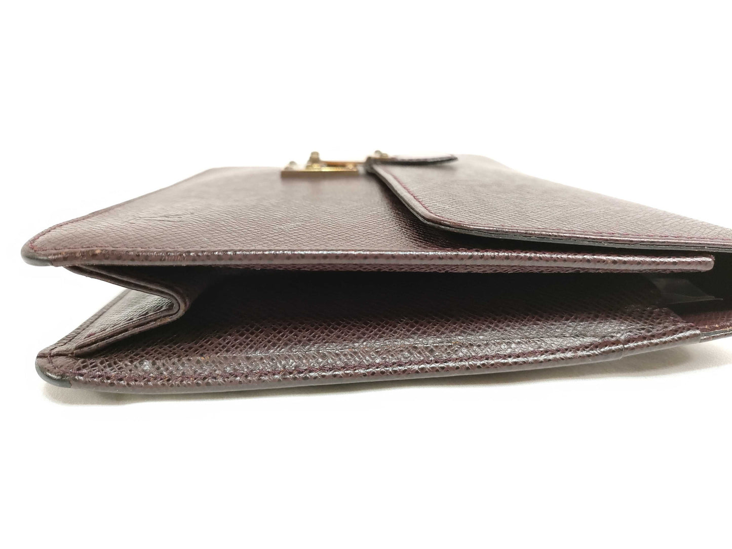 LOUIS VUITTON Taiga Clado M30196 Acajou Second Bag with Dust Bag
