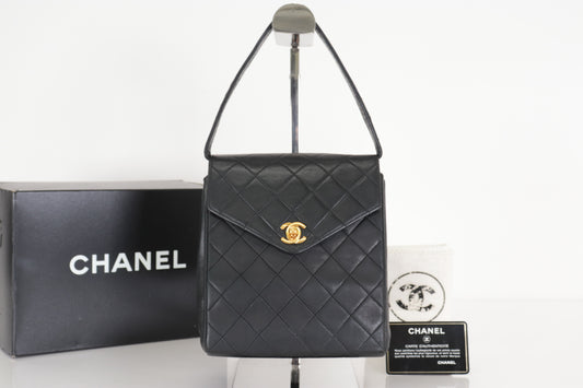 CHANEL Turnlock Lamb Handbag, No. 1