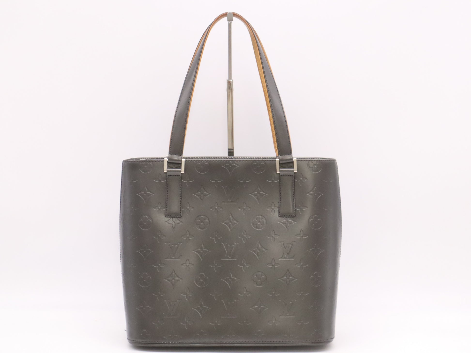 LOUIS VUITTON M55112 Monogram Matte Stockton Noir Tote Bag