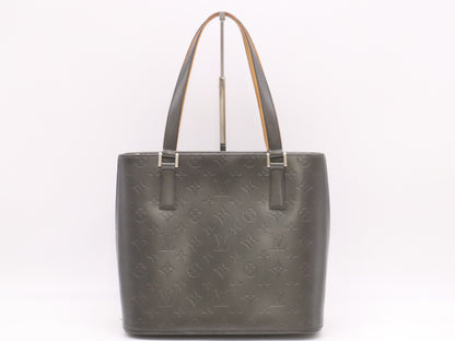 LOUIS VUITTON M55112 Monogram Matte Stockton Noir Tote Bag