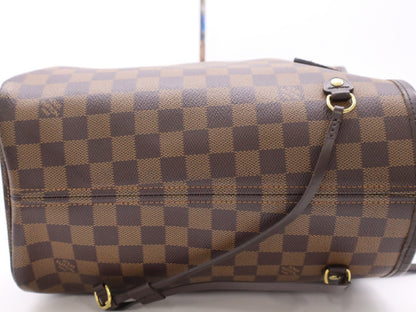 LOUIS VUITTON N41358 Damier Neverfull MM Cerise Tote Bag with Pouch