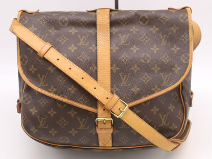 LOUIS VUITTON M42254 Monogram Saumur 35 Shoulder Bag