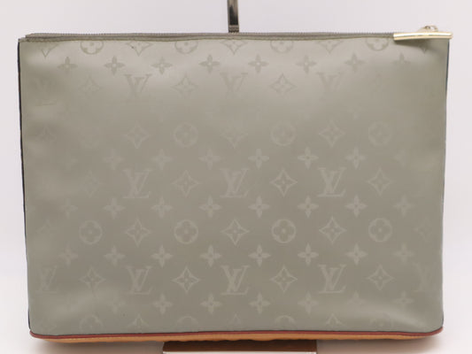 LOUIS VUITTON M63240 Monogram Titanium Pochette Cosmos Second Bag