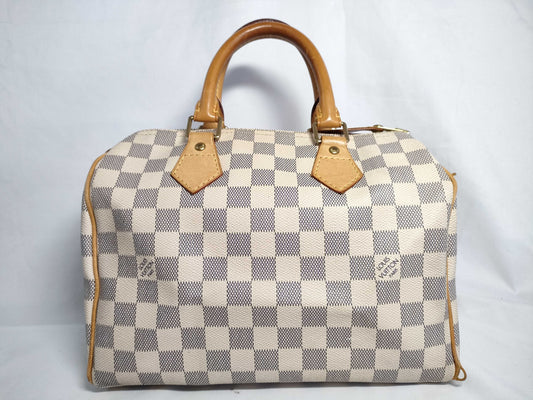 LOUIS VUITTON N41534 Azur Speedy 25 Handbag
