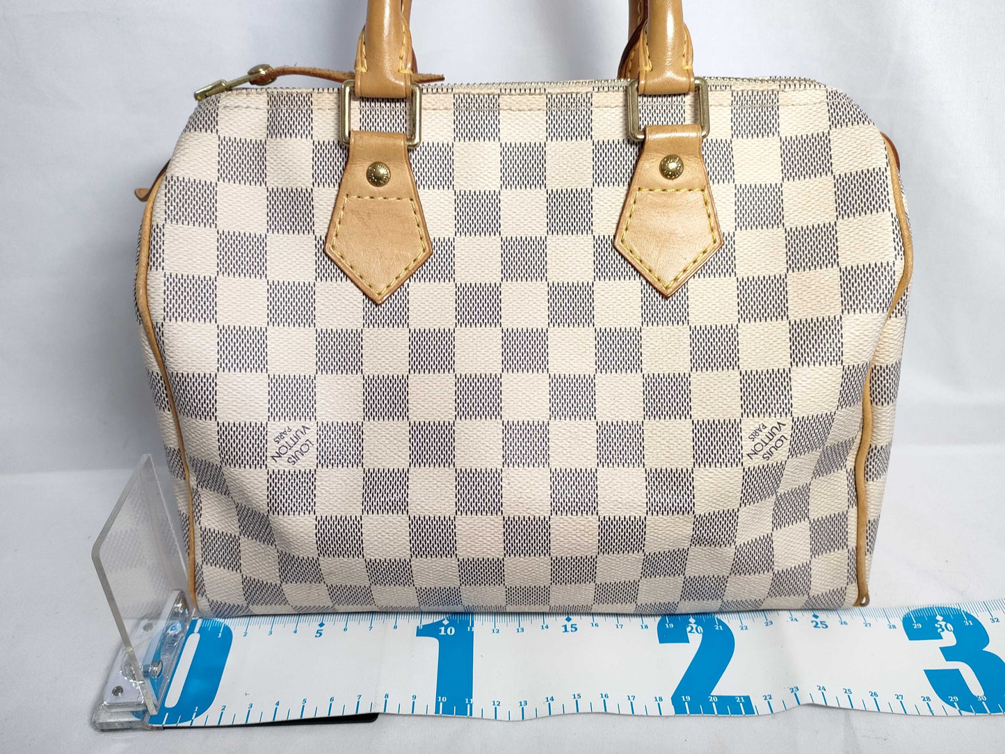 LOUIS VUITTON N41534 Azur Speedy 25 Handbag