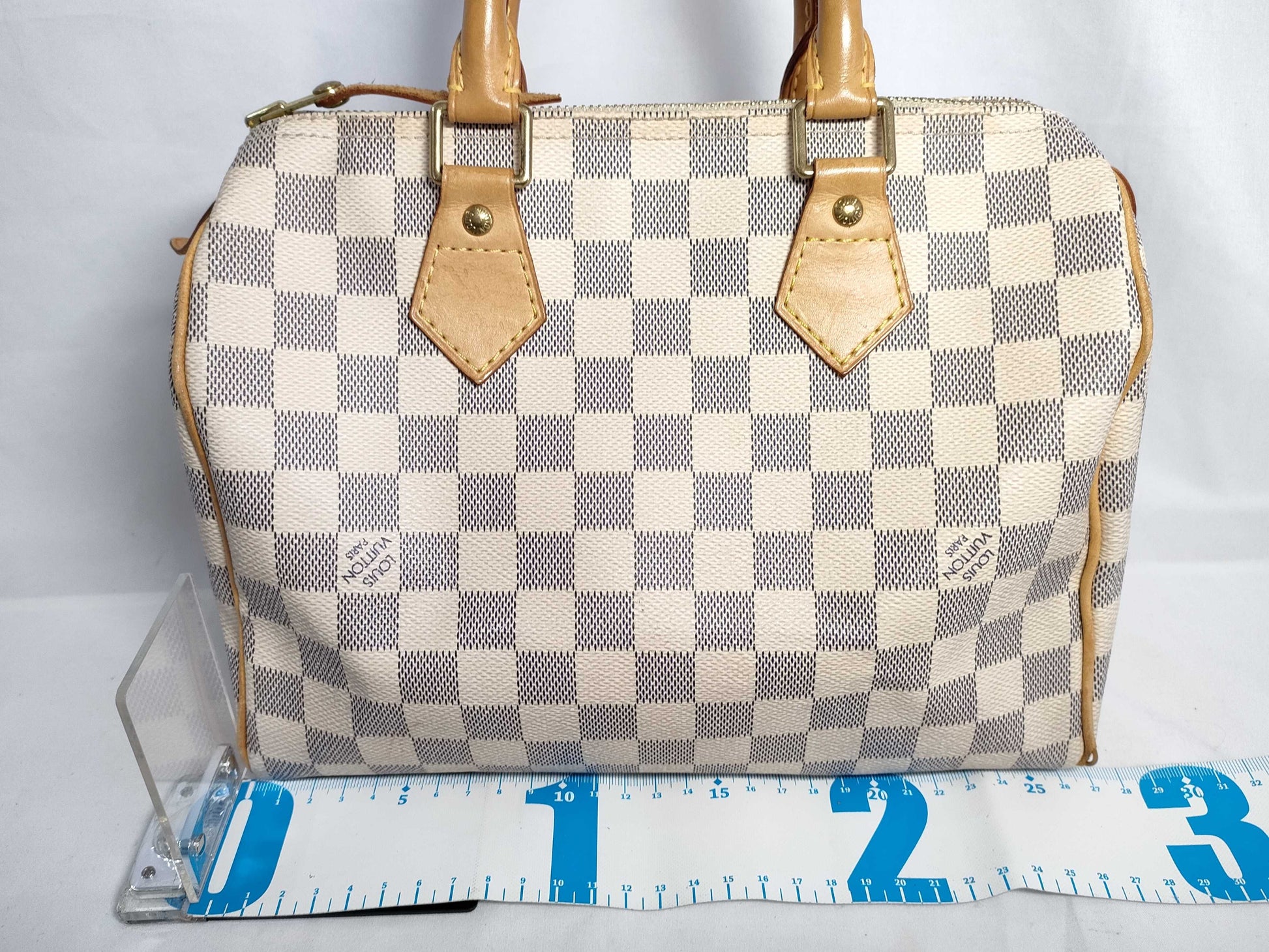 LOUIS VUITTON N41534 Azur Speedy 25 Handbag