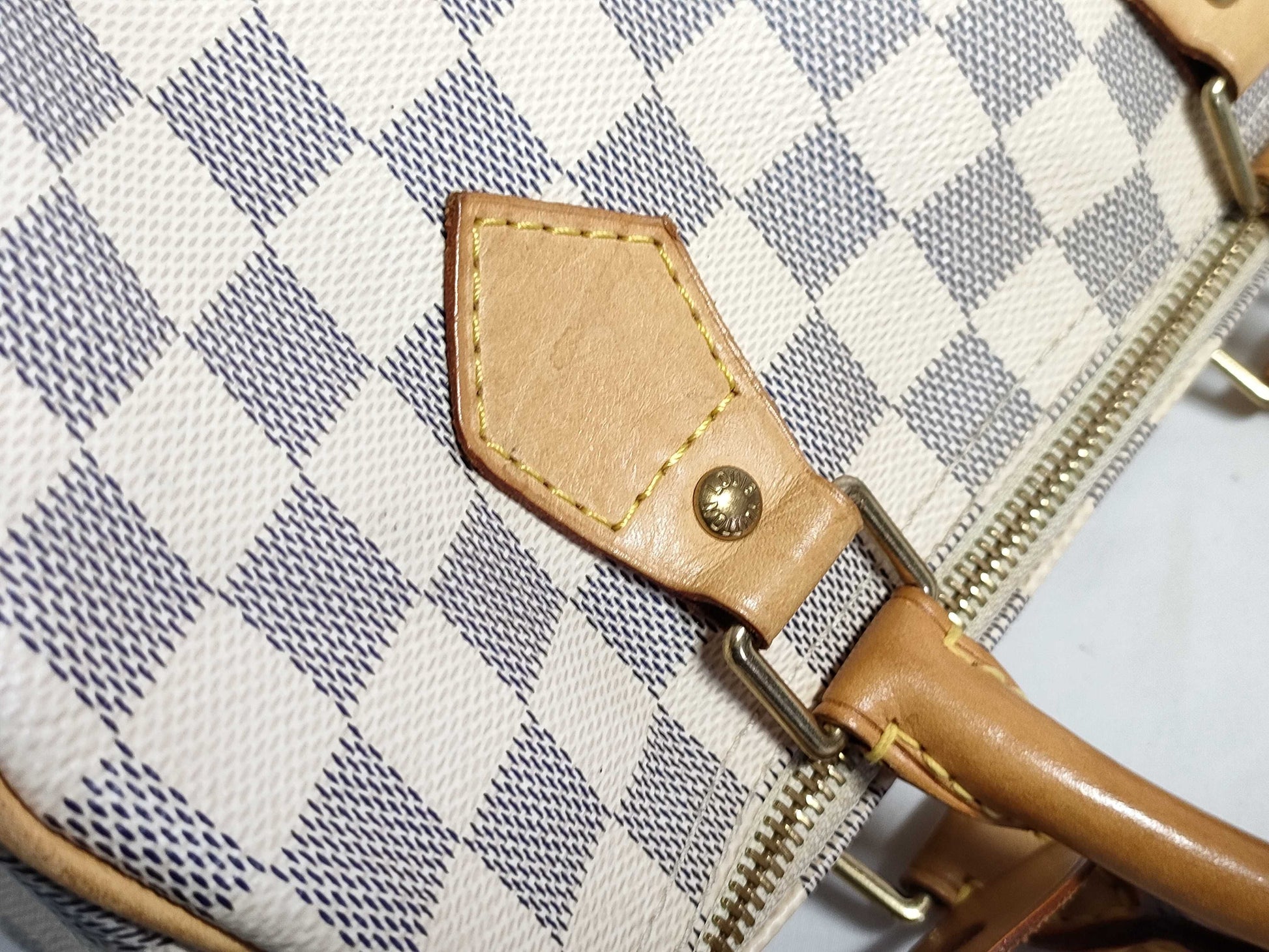 LOUIS VUITTON N41534 Azur Speedy 25 Handbag