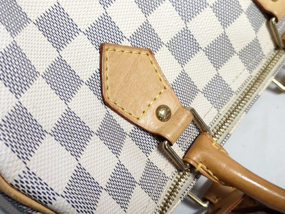 LOUIS VUITTON N41534 Azur Speedy 25 Handbag