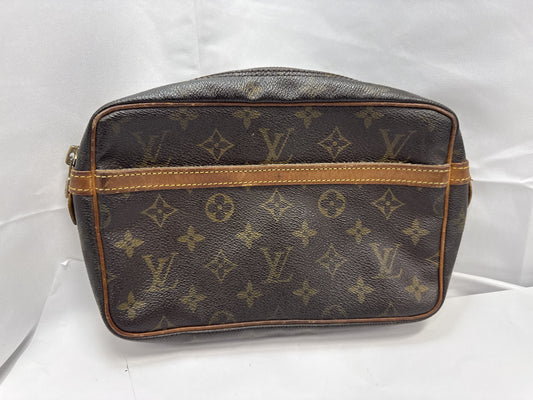 LOUIS VUITTON M51847 Compiègne 23 Monogram Second Bag Brown Leather Second Bag