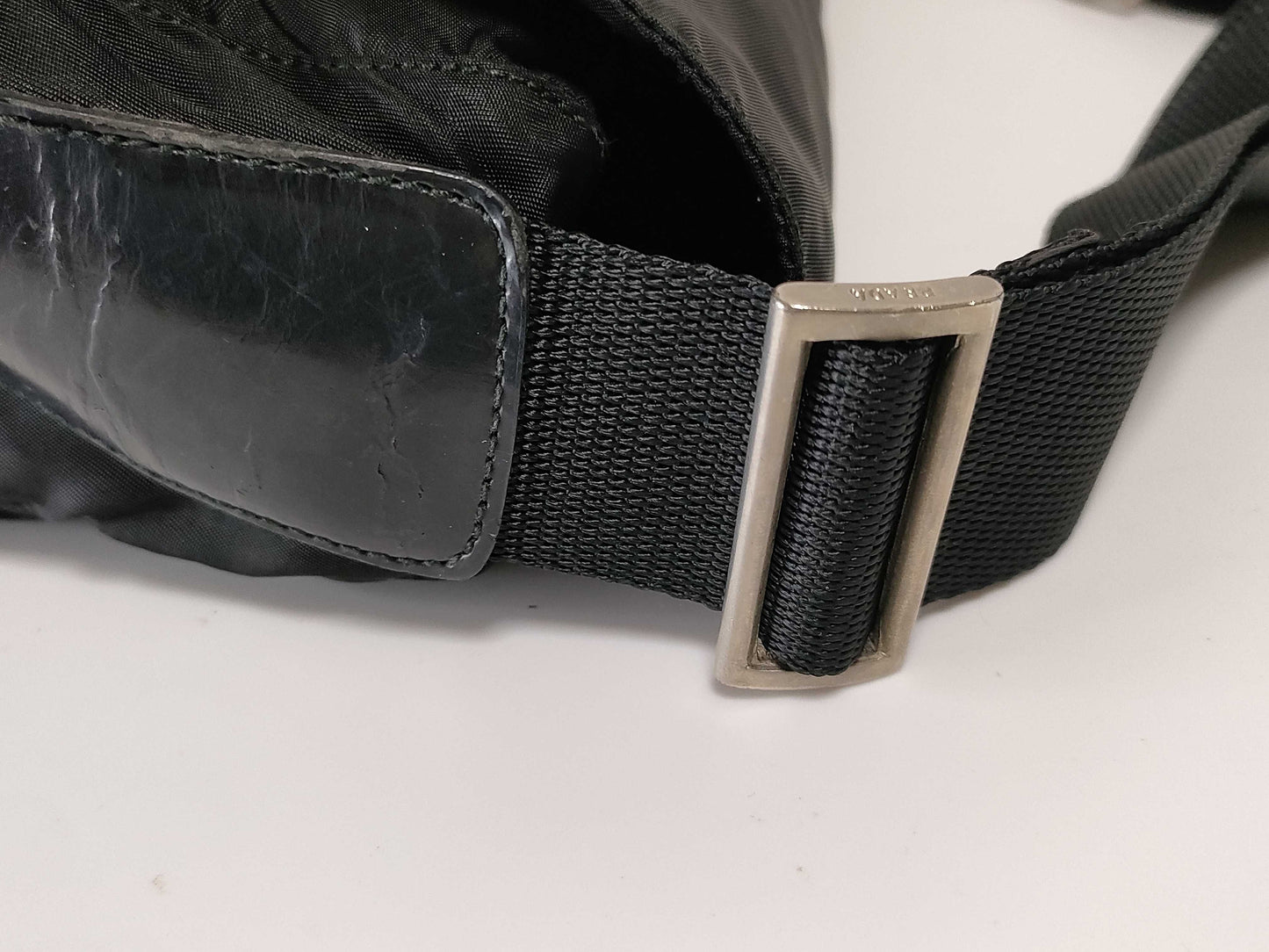 PRADA Prada Shoulder Bag with Triangle Logo, Black