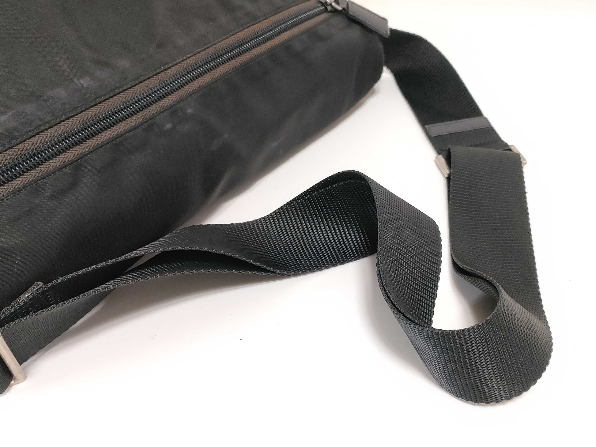 PRADA Prada Shoulder Bag with Triangle Logo, Black