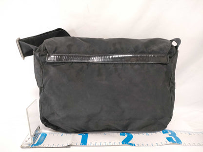 PRADA Prada Shoulder Bag with Triangle Logo, Black