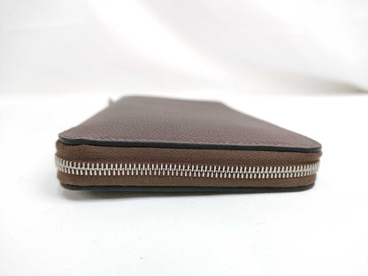 HERMES SLG AZAP SILK-IN LONG WALLET B STAMP EVERCOLOR Wallet