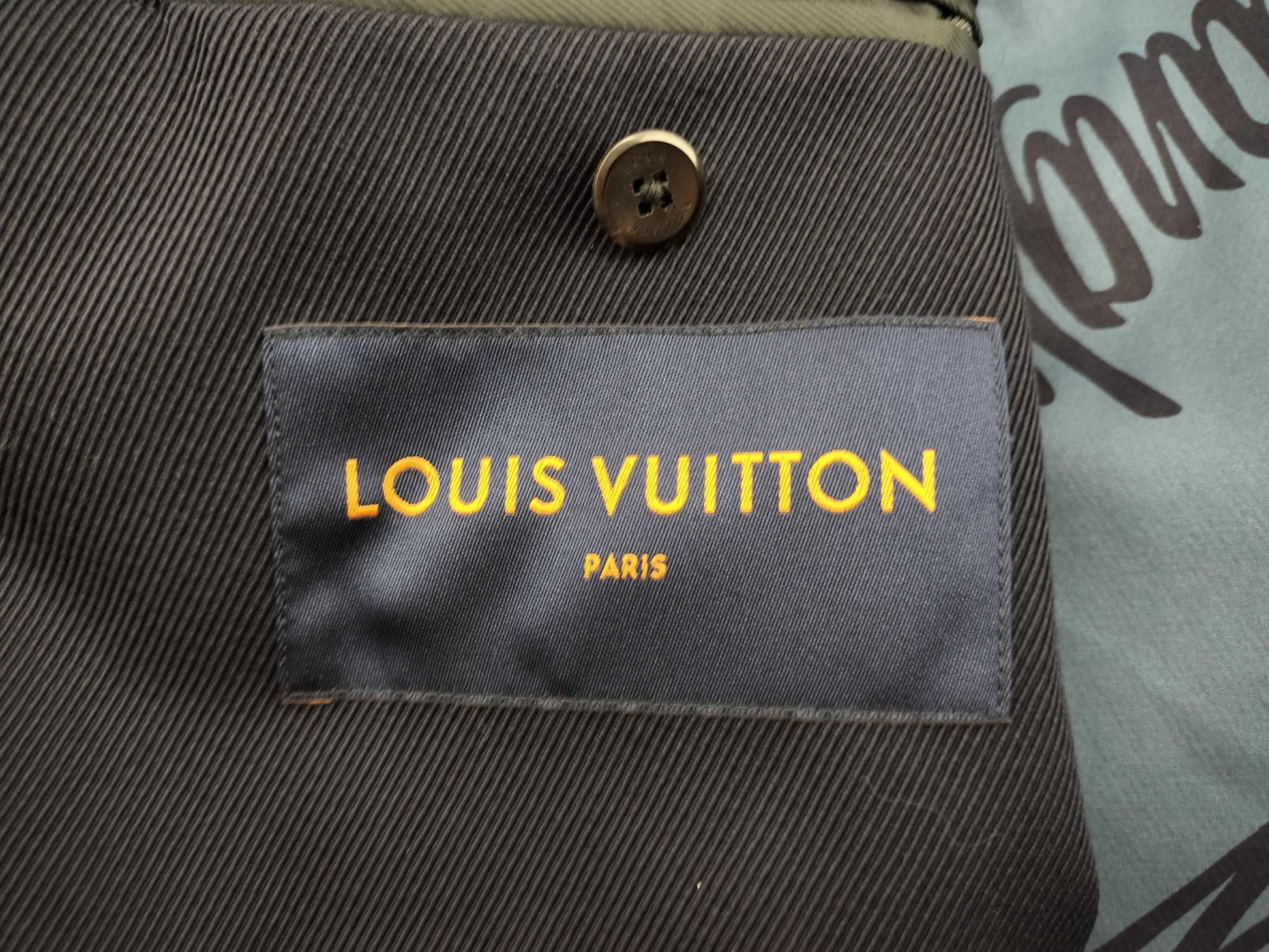 LOUIS VUITTON CLOTHES COAT BLAZER NAVY #48 Jacket