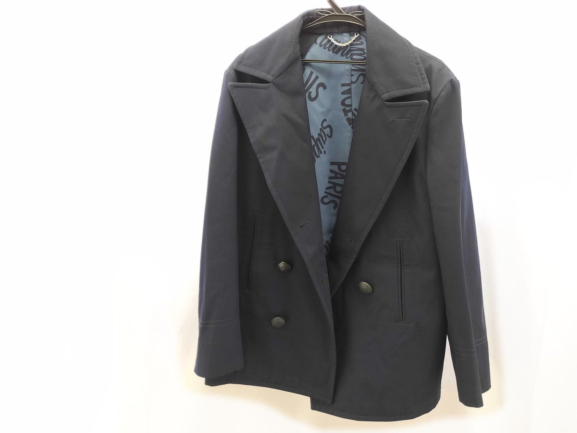 LOUIS VUITTON CLOTHES COAT BLAZER NAVY #48 Jacket