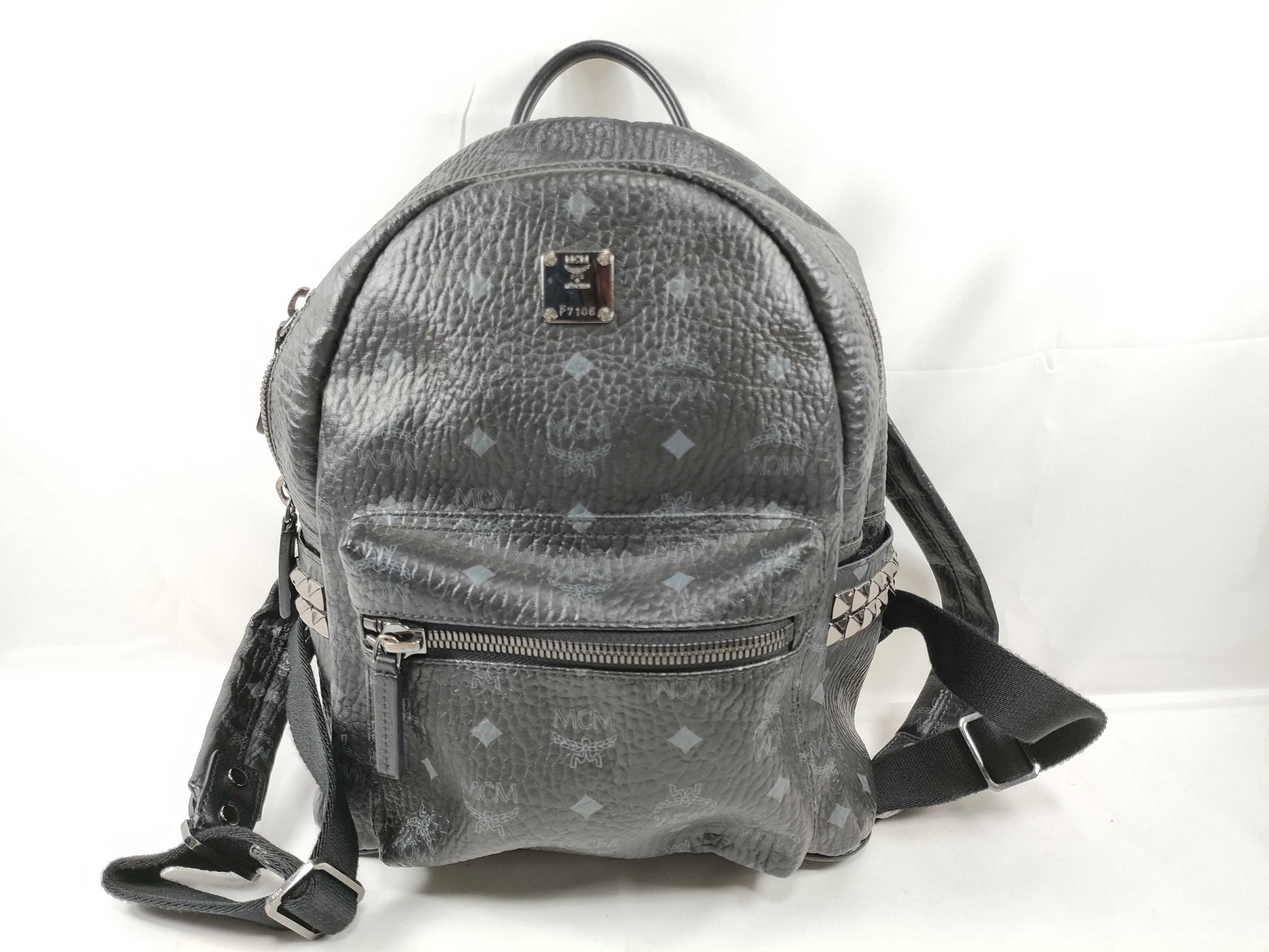 MCM Studded Backpack Rucksack