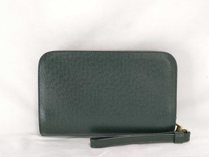 LOUIS VUITTON Taiga Baikal Clutch Bag Second Bag