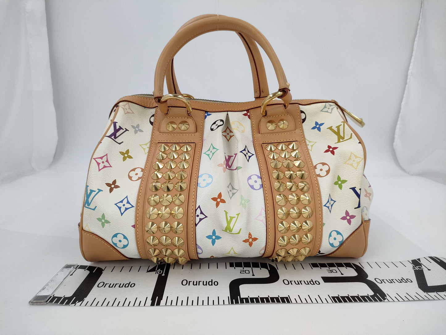 LOUIS VUITTON LV Monogram Multicolore Courtney Handbag in Brown