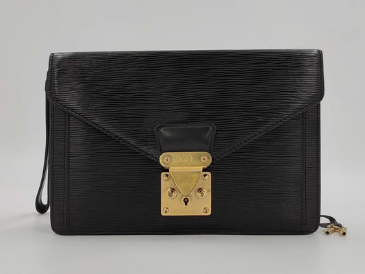 LOUIS VUITTON Epi Leather Pochette Serie Dragonne M52612 VI0999 Second Bag